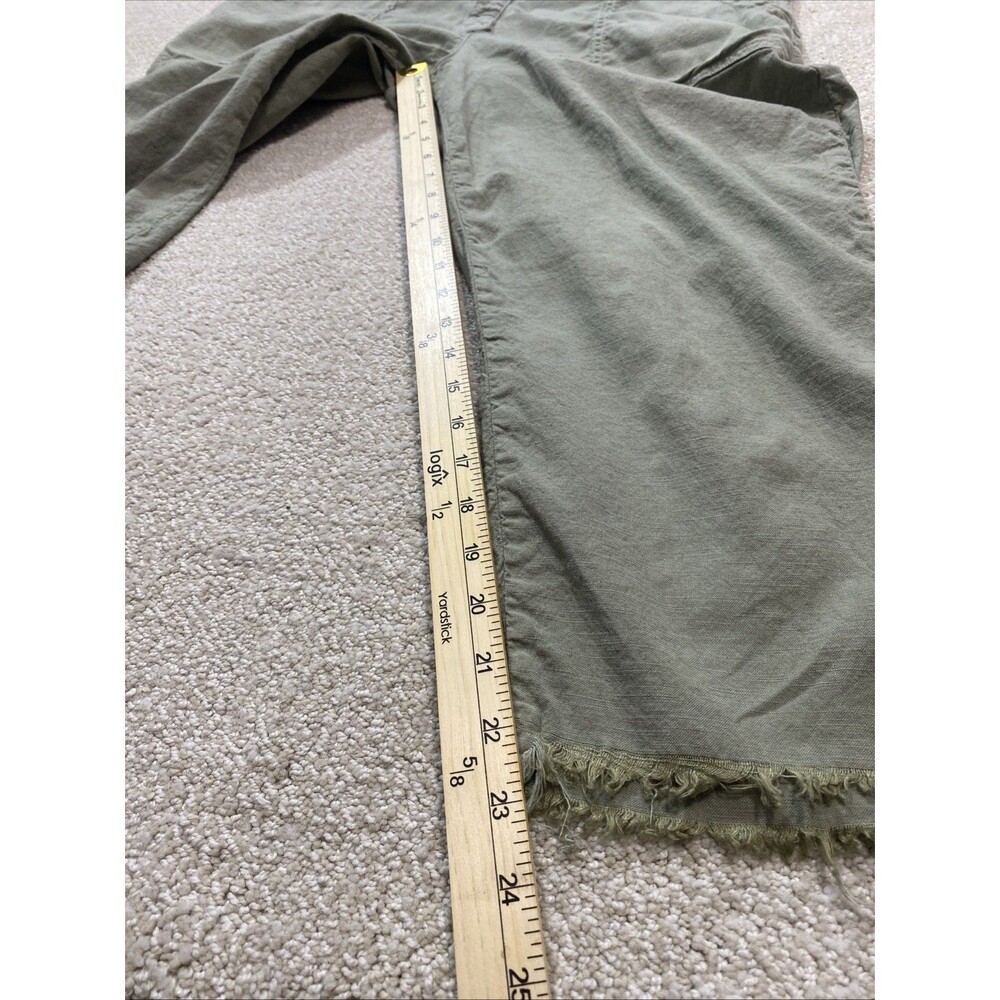 Frank & Eileen Northern Ireland Jumpsuit Sage Sz L Linen Blend Utility - Picture 13 of 16